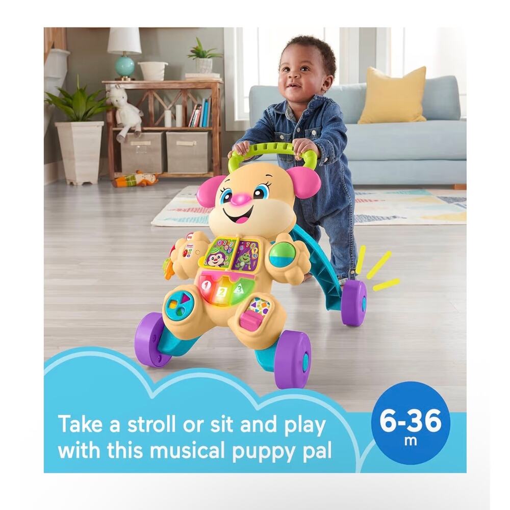 Fisher-Price Baby Toy Laugh & Learn Smart Stages Sis Walker w Educational Music - Picture 2 of 6
